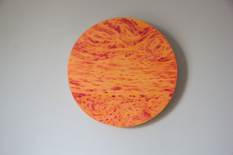 Símil (2019) — óleo, 18 cm — vista 3